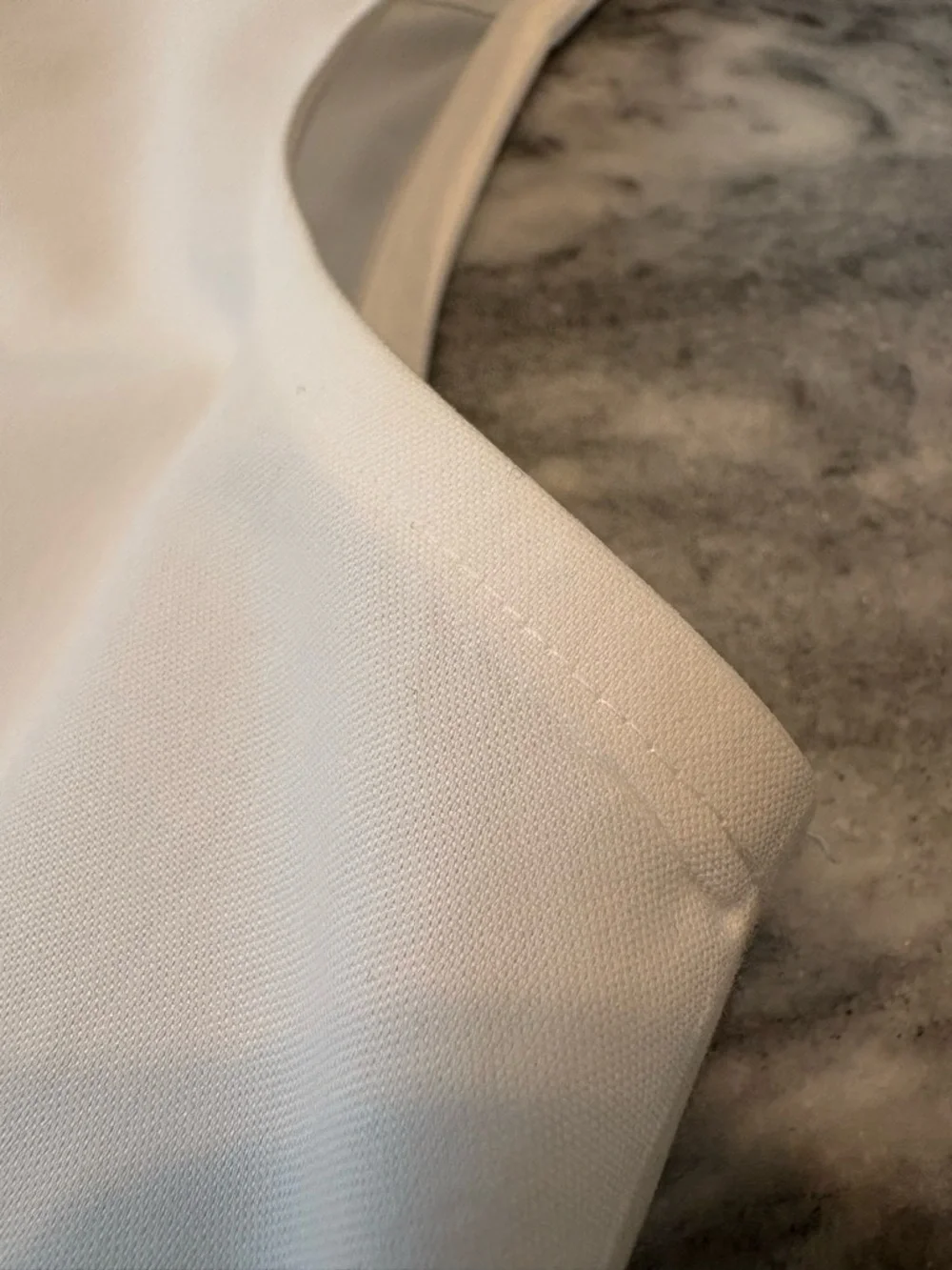 Brooks Brothers White Fitted Non-Iron Stretch Cotton Sleeveless Dress Shirt - Picture 8 of 11